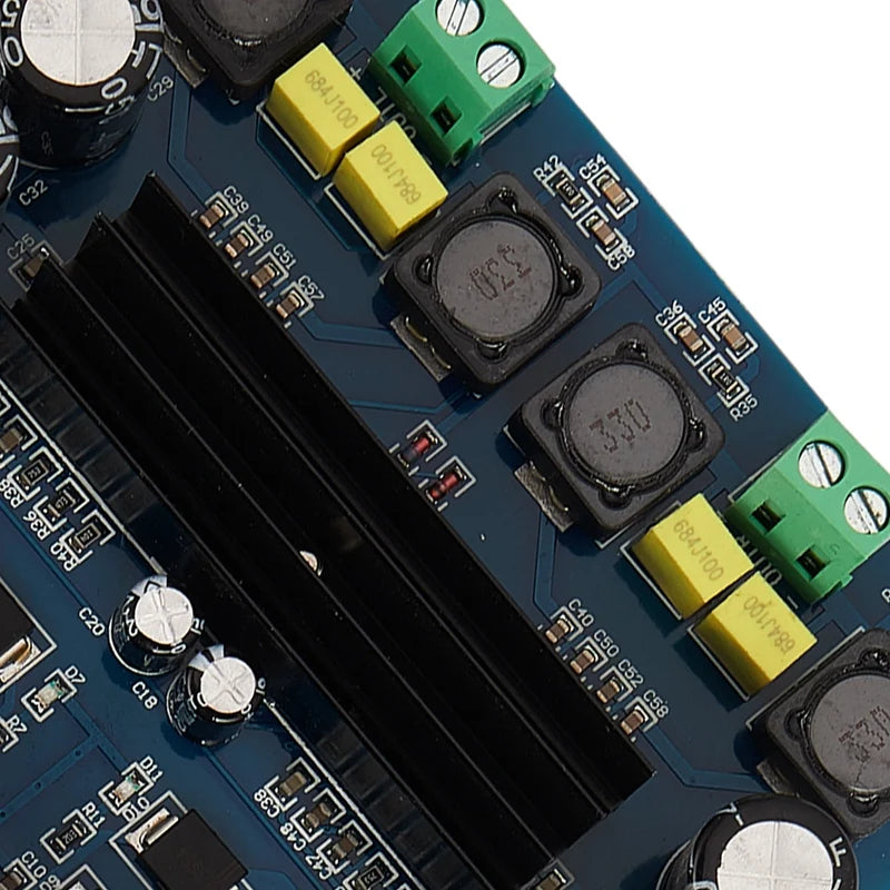 Custom LT-XH-M641 TPA3116D2 DC12V 24V 150W X 2 Audio Digital High Power 2 Channels Car Amplifier With Boost Board G2-010 Manufacturer