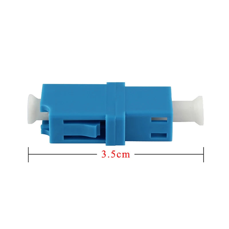 Custom 50PCS LC UPC Simplex mode Fiber optic Adapter LC Optical fiber coupler LC UPC Fiber flange LC connector Manufacturer
