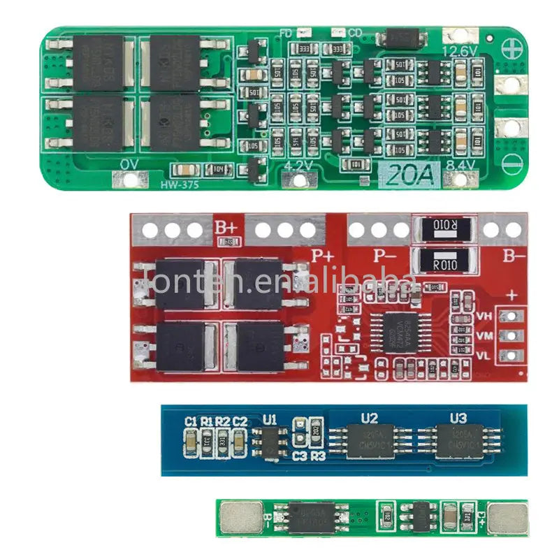 Custom 1S 2S 3S 4S 3A 20A 30A Li-ion Lithium Battery 18650 Charger PCB BMS Protection Board For Drill Motor Lipo Cell Module Manufacturer