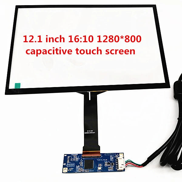 Custom 12.1 inch AA121TD02 1280*800 LCD screen +HD-compatible/DVI/VGA LCD Controller Board+capacitive touch screen USB Plug and play Manufacturer