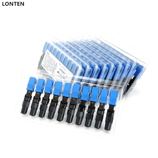 Custom FTTH SC UPC APC single-mode fiber optic SC quick connector FTTH Fiber Optic Fast Connector SC Connector Manufacturer