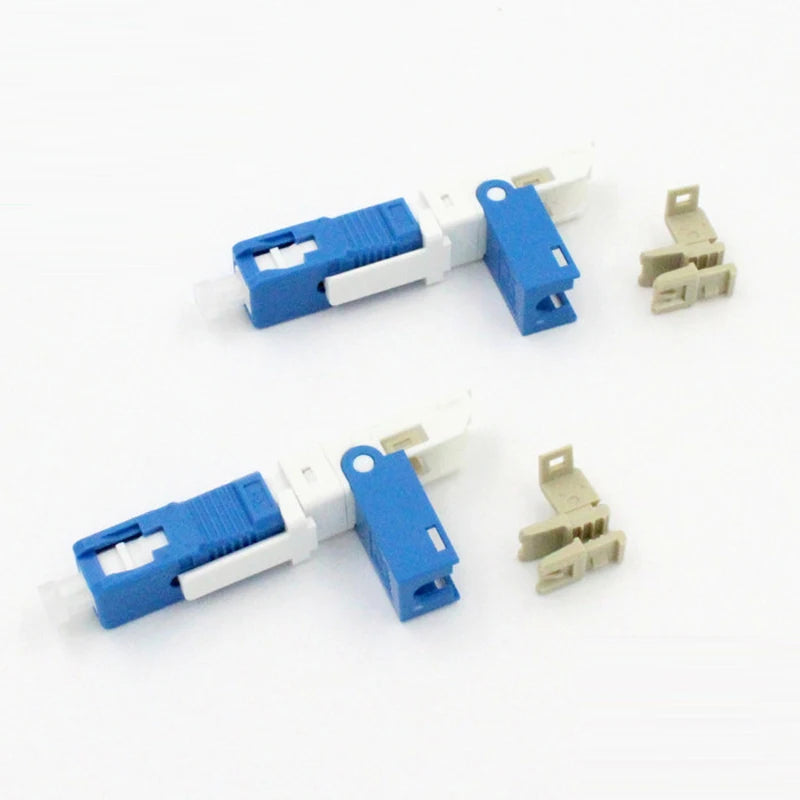 Custom 50PCS KPYSC250P-CE FTTH SC UPC Optical fibe quick connector SC PC FTTH Fiber Optic Fast Connector SC Connector Manufacturer