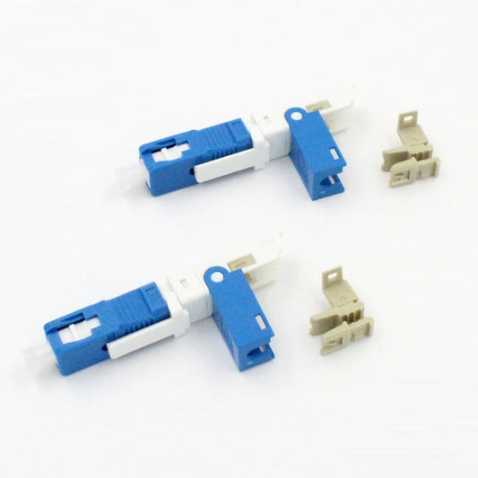 Custom 50PCS KPYSC250P-CE FTTH SC UPC Optical fibe quick connector SC PC FTTH Fiber Optic Fast Connector SC Connector Manufacturer