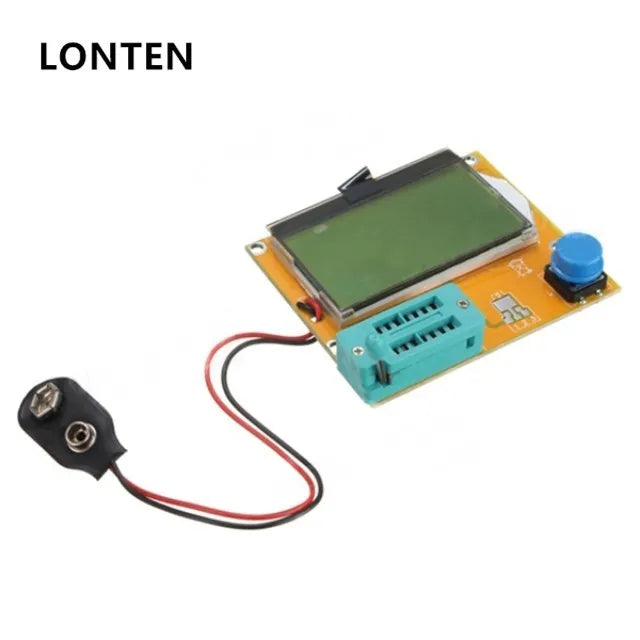 Custom Lonten Mega328 M328 LCR-T4 ESR Meter LCR led Transistor Tester Diode Triode Capacitance MOS PNP/NPN LCD Backlight V2.68 Manufacturer