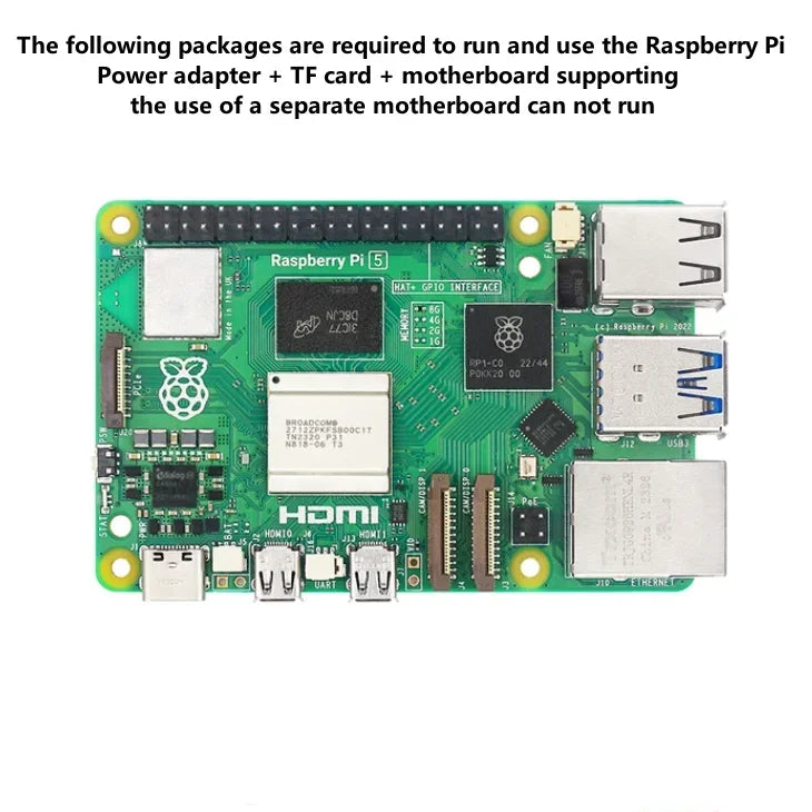 New Original Raspberry Pi 5 4GB 8GB Development Board Computer AI Artificial Intelligence Module Python Programming Linux Kit