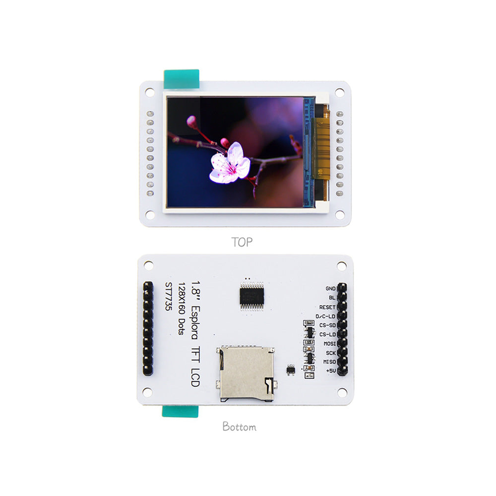 1.8 inch 128x160 TFT LCD Shield Display Module SPI Serial Interface For Arduin0 Esplora 160x128 LED Backlight Graphic LCD Screen Custom