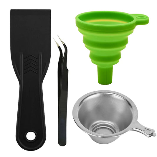 Custom 3D Printer parts Silicon Funnel+Metal UV Resin Filter Cup+tweezers+SLA Resin Special Tool Shovel for Photon DLP Parts Manufacturer