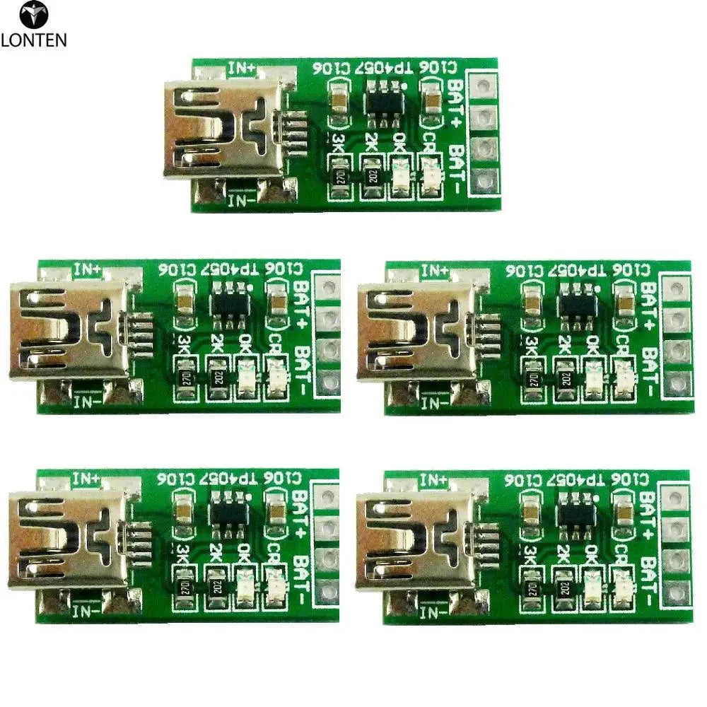 Custom Custom MINI USB Li-ion Li-Po Lithium Battery 3.7V 4.2V Charger Module PCBA Manufacturer