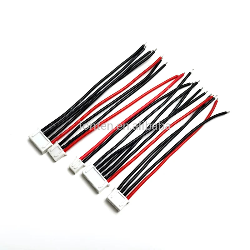 Custom 5pcs/lot 1S 2S 3S 4S 5S 6S Lipo Battery Balance Charger Cable IMAX B6 Connector Plug Wire 3239 22Awg 100mm Silicone Wire Manufacturer