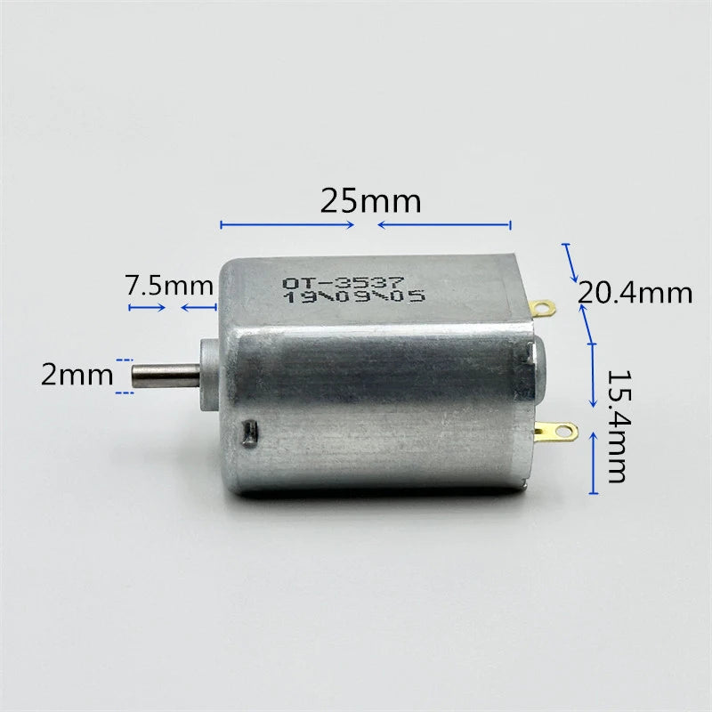 Custom 1PC Mini OT-FK-130PH-3537 Carbon Brush Motor DC 3V-4.2V 25000RPM High Speed Large Torque for Toy Car Boat Model Manufacturer
