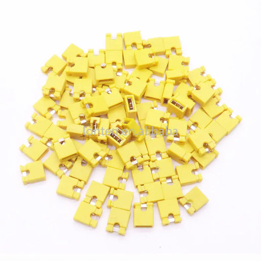 Custom 1000Pcs/Lot Multicolor Black/Red/Yellow/Green/Blue 2.54mm Jumper Cap Header Pin Shunt Short Circuit Connector Open Top Manufacturer