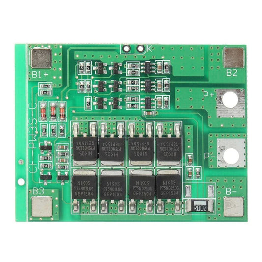 Custom 3S 24A Li-ion Lithium Battery 3.7V 18650 Charger Batteries Protection Board Green Module Manufacturer