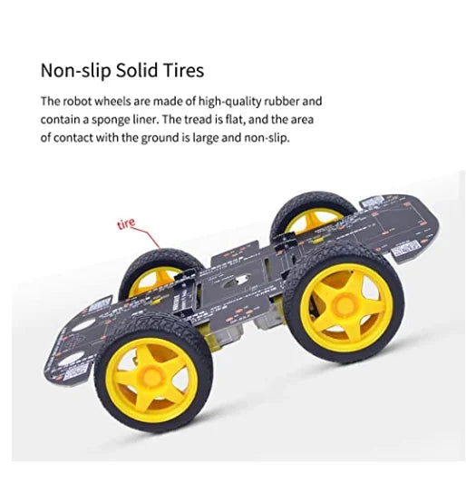 Custom Custom 4WD Robot Chassis Kit with 4 TT Motor for Raspberry Pi Manufacturer