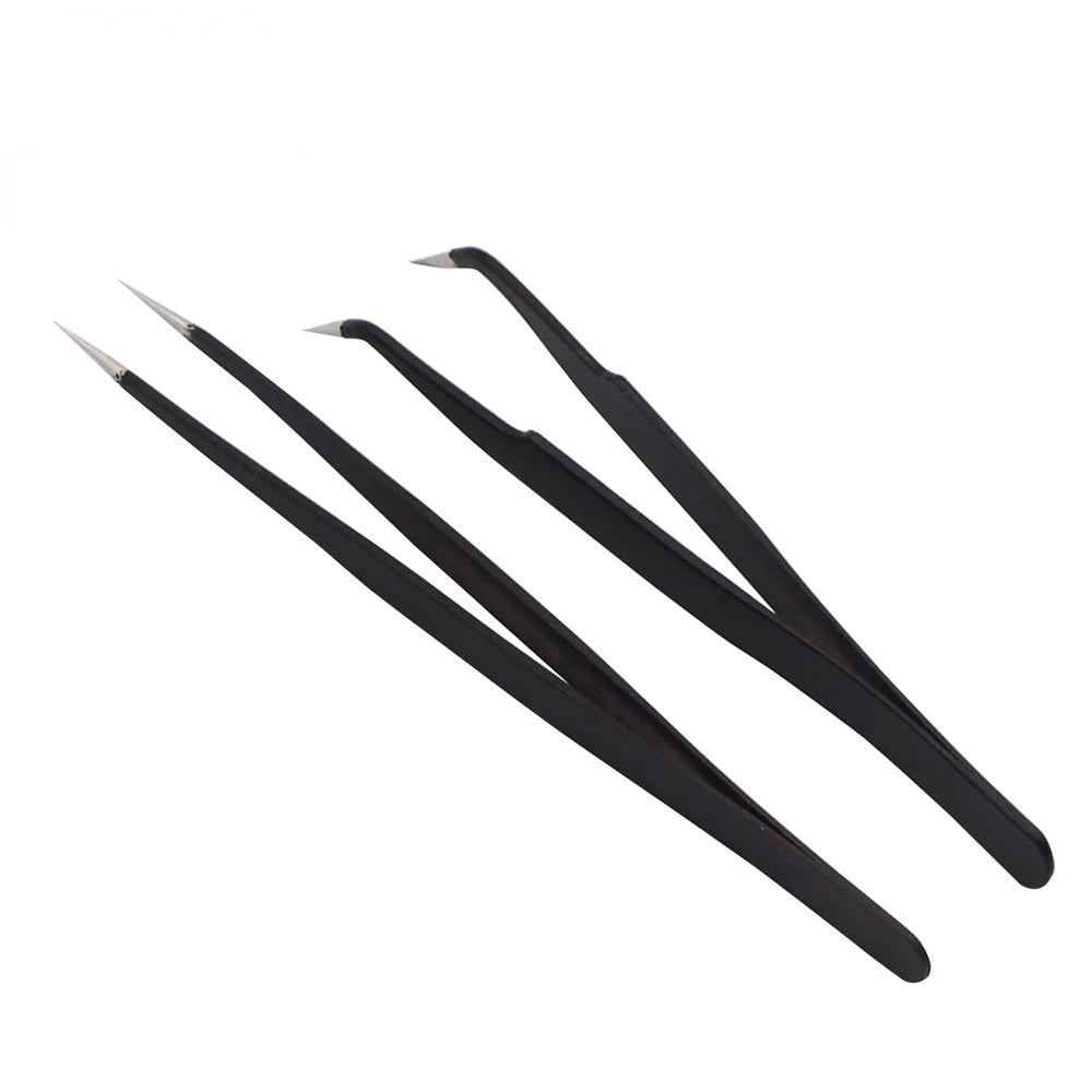 Custom 3D printer parts Stainless Steel Tweezers  Nozzle cleaner Anti-static ESD Stainless Steel Tweezers Maintenance Tools Industrial Manufacturer