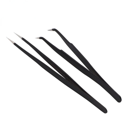 Custom 3D printer parts Stainless Steel Tweezers  Nozzle cleaner Anti-static ESD Stainless Steel Tweezers Maintenance Tools Industrial Manufacturer