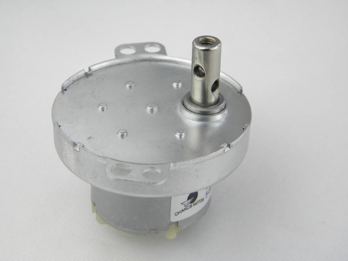 Custom Gear Electric Motor JS-50 12V DC 120RPM Horizontal Hole Shaft Large Torque Rotating Display Stand Dedicated Manufacturer