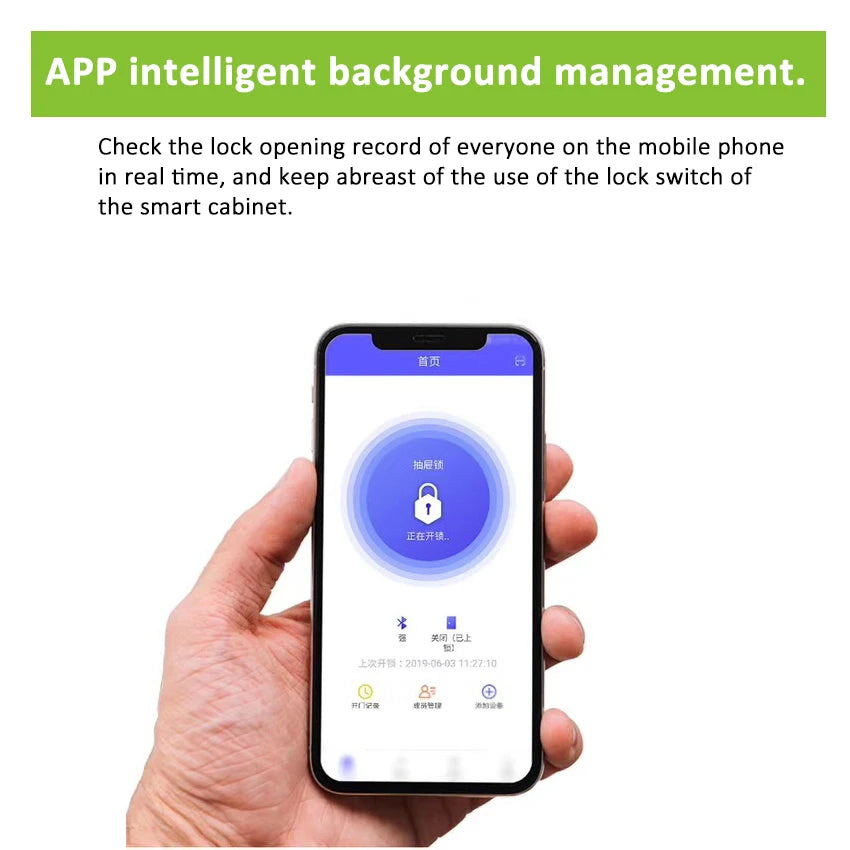 Custom Lonten smart home  Cabinet Drawer TUYA APP Controlled Lock Anti-Theft  Smart drawer Lock door lock Manufacturer