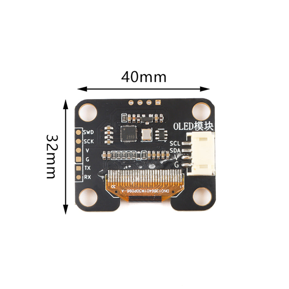 LONTEN OLED module 0.96 inch screen display module IIC/SPI interface blue with PH2.0 connector cable screens Custom