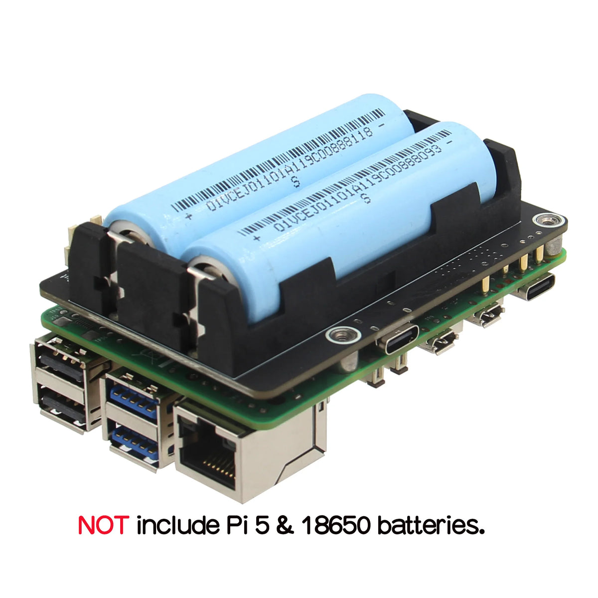 Custom Raspberry Pi 5 18650 UPS, X1200 V1.2 Power Mangement Board for Pi 5