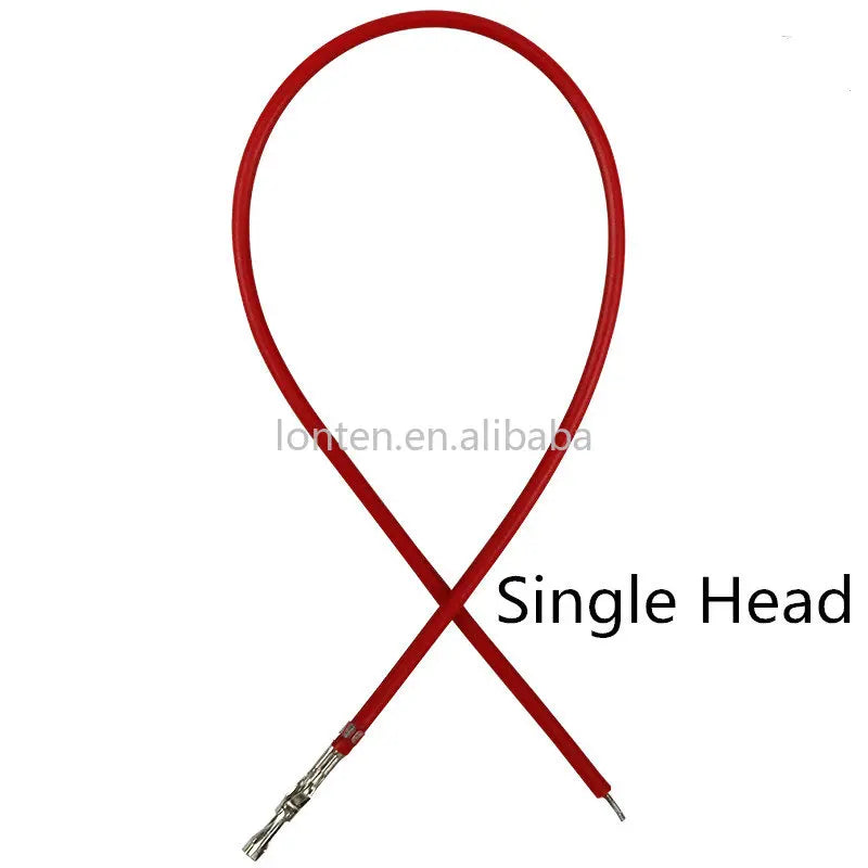 Custom 20PCS MX2.54 Dupont Connector with Buckle Belt Terminal Wire Electronic Cable Single/Double Head 24AWG 2.54MM 20cm TJC8A Manufacturer