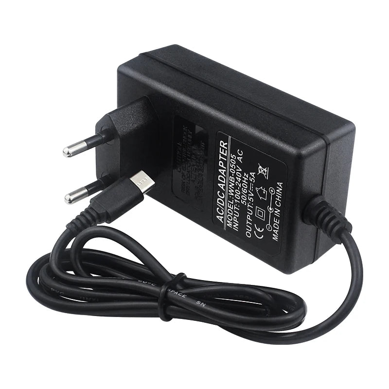 5V 5A Power Supply Orange Pi 5 Pro/Max/Ultra/Plus/4A/RV/RV2 USB Type-C Port EU/US/UK Plug Raspberry Pi 5