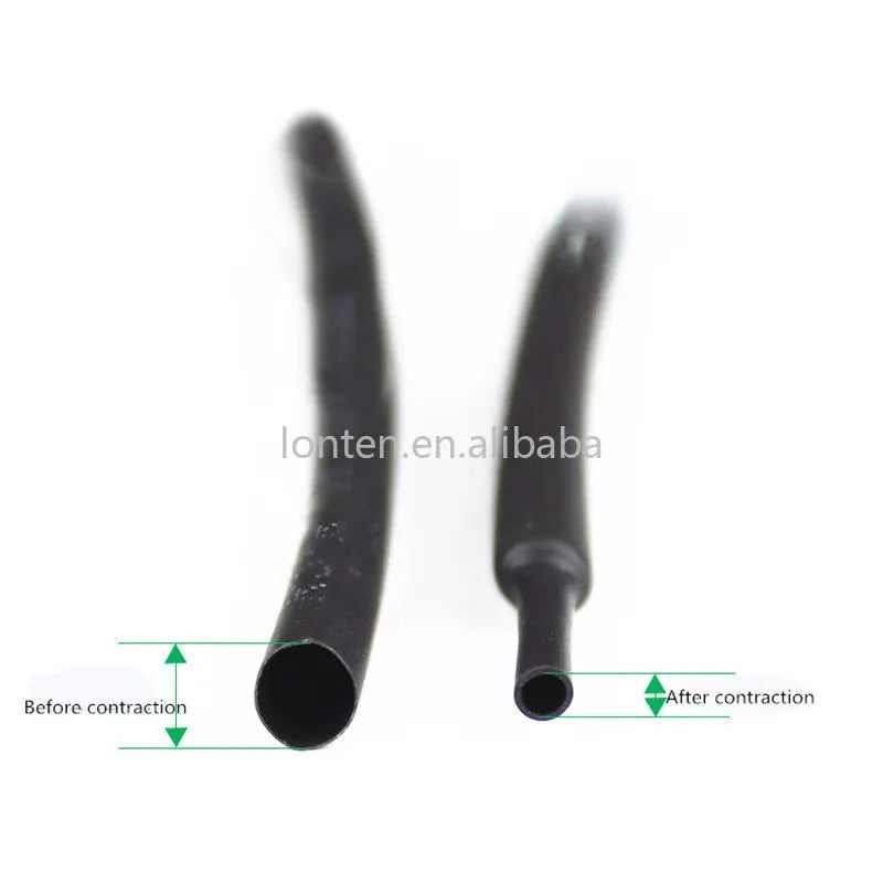 Custom Custom 5 meters 2:1 Black Clear Red White Yellow Green Blue 1mm 2mm 3mm 4mm 5mm 6mm Heat Shrink Heatshrink Tubing Tube Wire Manufacturer