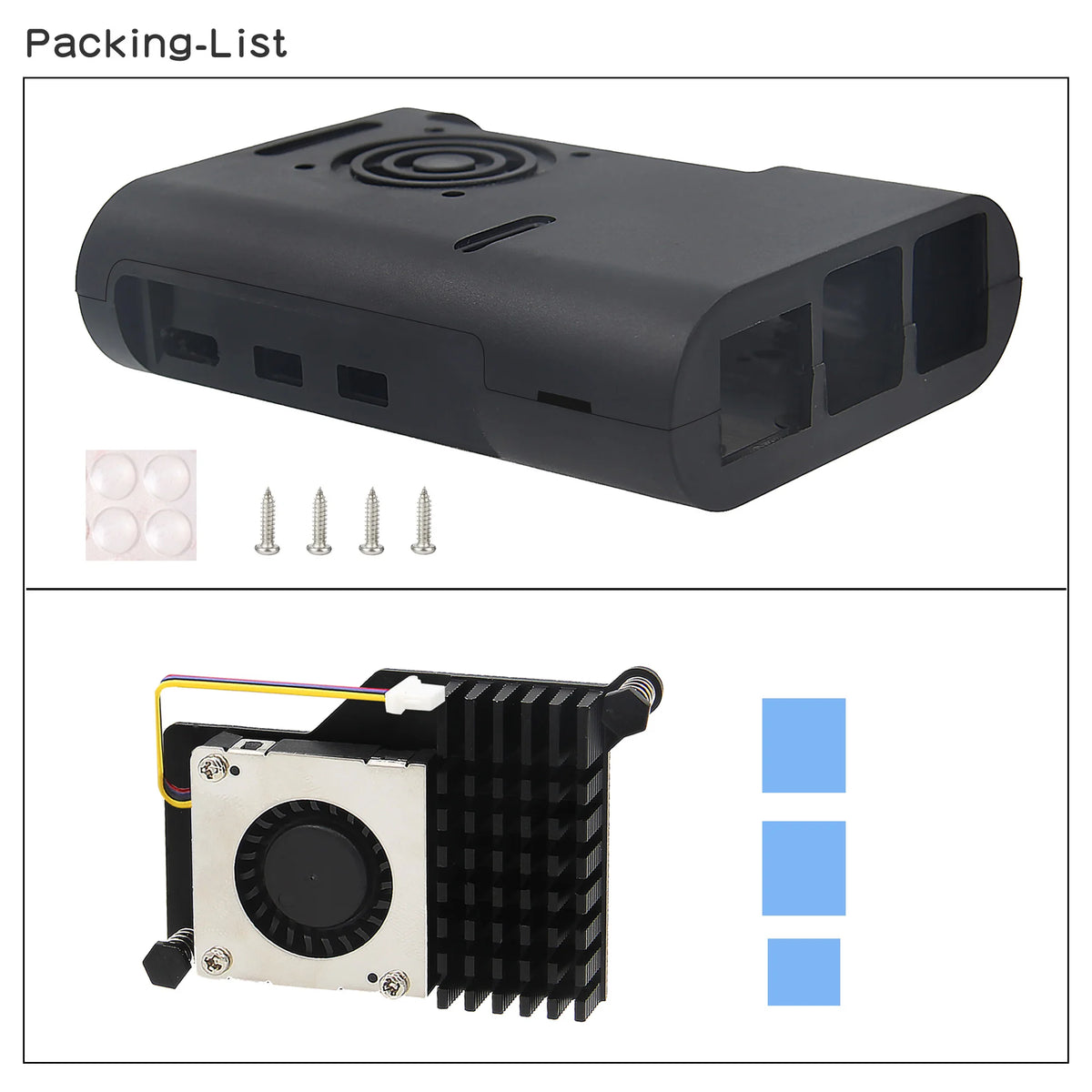 Custom Raspberry Pi 5 Case  | ABS Shell with H501 Active Cooler