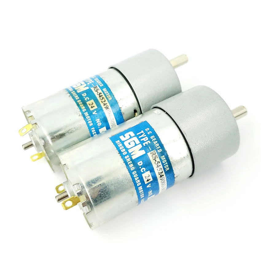Custom S.G.M RS545 Geared Motor DC 12V-24V 270RPM Slow Speed Large Torque Full Metal Gearbox Small Electric Gear Motor D-shaft Manufacturer