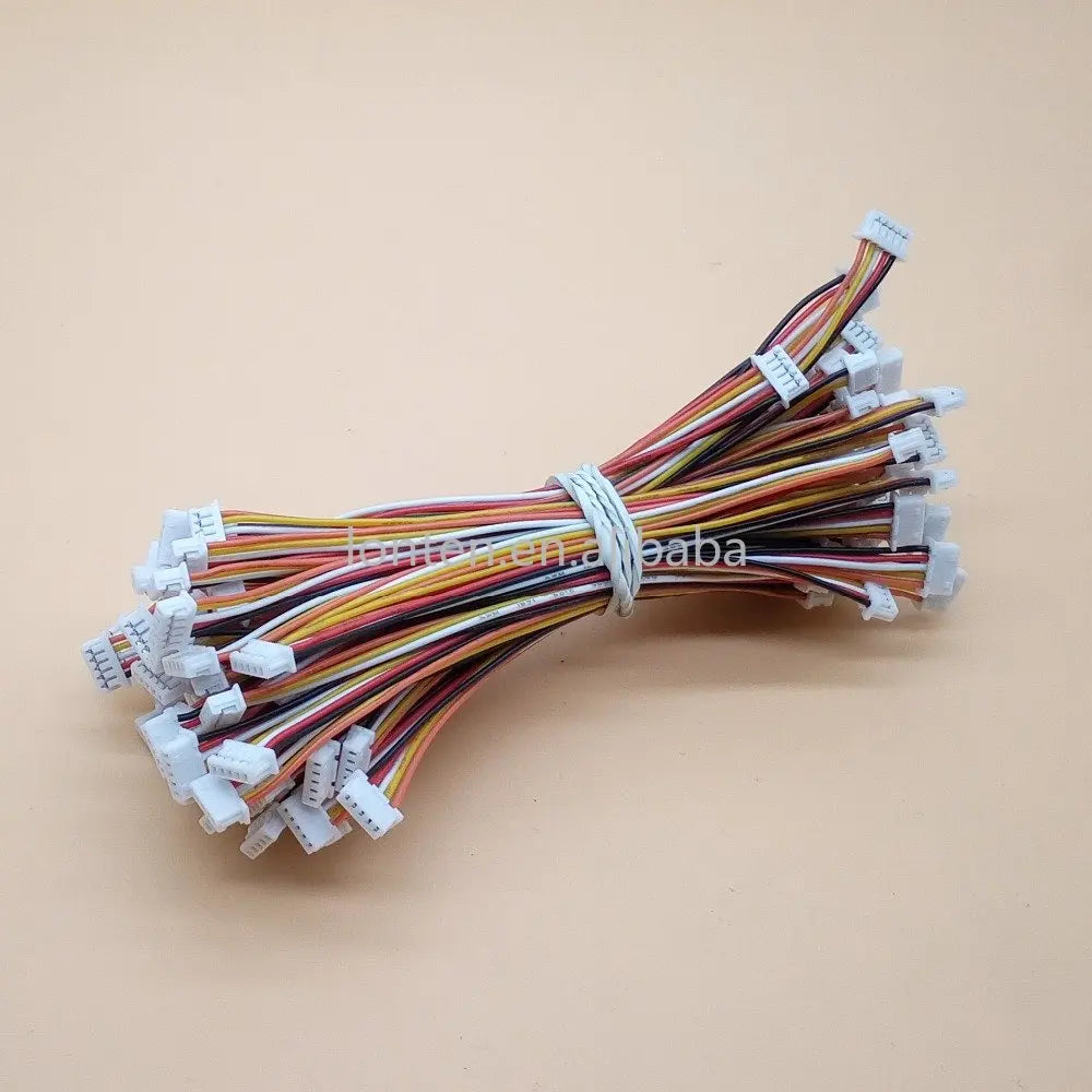 Custom 50Pcs JST 1.25MM 2P/3P/4P/5P/6P/7P/8P/10 Pin Female Double Connector with Wire 150MM 1007 28 AWG JST 1.25 F/F Manufacturer