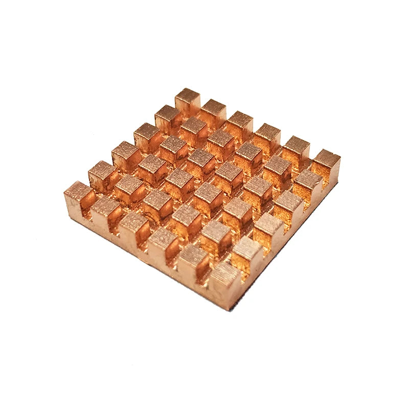 Custom 3pcs Pure Copper Heat Sink Adhesive Back  Cooling For VGA DDR MOS GPU IC Chipset Radiator Cooler Heatsink 22x22x4mm Manufacturer