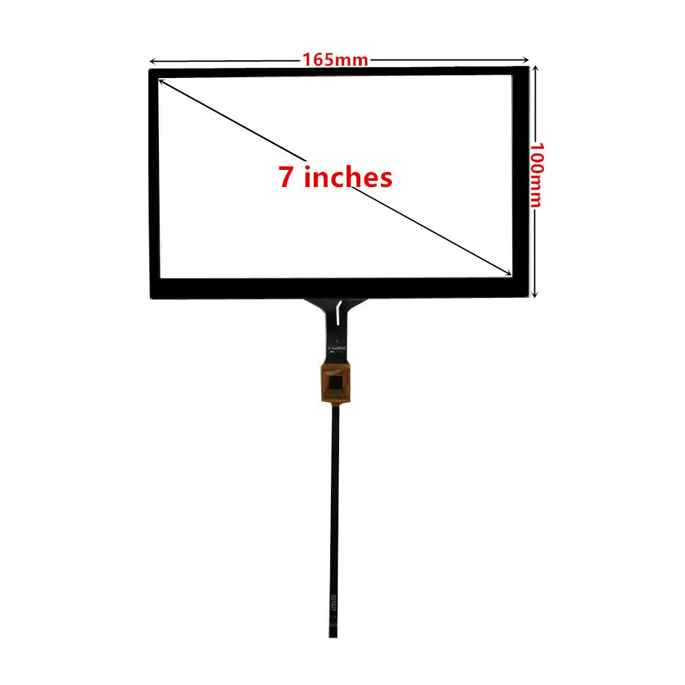 Custom 3.5/4.3/5/6.5/7/8/9 Inch Universal Capacitive Touchscreen Digitizer For Car Navigation Multimedia Touch Panel Glass Manufacturer