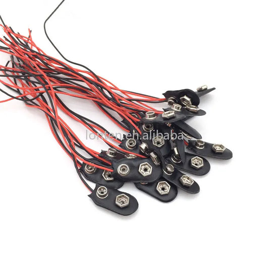 Custom 20PCS 9V Battery Snap Connector Cable Plug Volt Clip Lead Wire for Arduino DIY Manufacturer