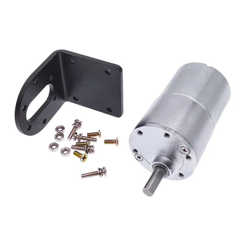 Custom 24V 12V DC motor GB37RG eccentric shaft mounting bracket high torque gear motor+motor holder Manufacturer
