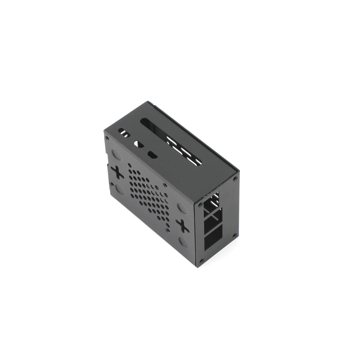 Metal Protective Shell Case Compatible PCle to M.2 SSD Expansion Board Active Cooler Fan for Raspberry Pi 5