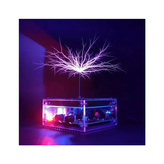 Custom Music Tesla coil high frequency and high voltage generator magnetic storm coil palm arc touchable lightning Manufacturer