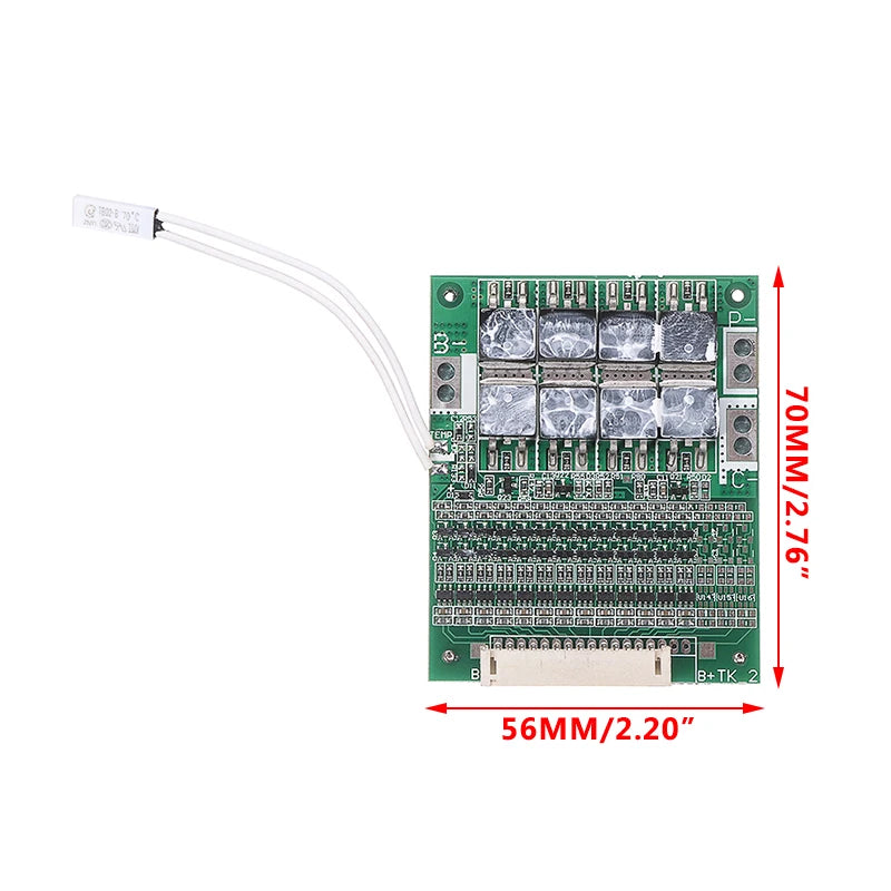 Custom 13S 48V 50A 18650 Li-ion Lithium Battery Pack BMS Protection PCB Board Equalizer Durable Consumer Electronics Manufacturer