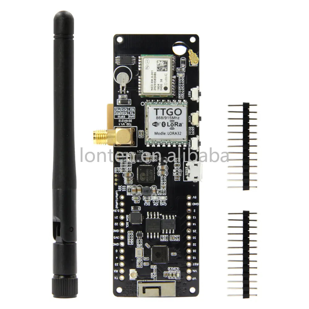 Custom TTGO T-Beam V1.1 LoRa ESP32 Development Board WiFi BT Module GPS NEO-6M SX1278 433Mhz SX1276 868Mhz 915Mhz 923Mhz Manufacturer