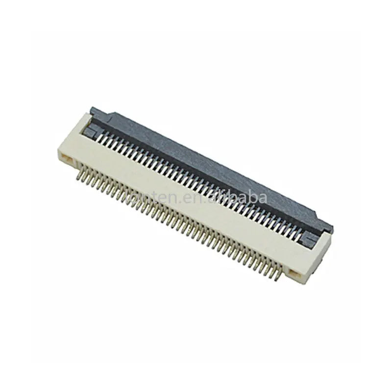 Custom 10 Pcs FPC FFC 0.5mm Pitch 40 Pin Flip Type Ribbon Flat Connector Bottom Contact Manufacturer