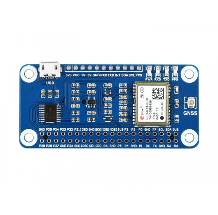 Custom NEO-M8T GNSS TIMING HAT for Raspberry Pi Single-Satellite Timing, Concurrent Reception of GPS,Beidou Galileo GLONA Custom PCB Manufacturer