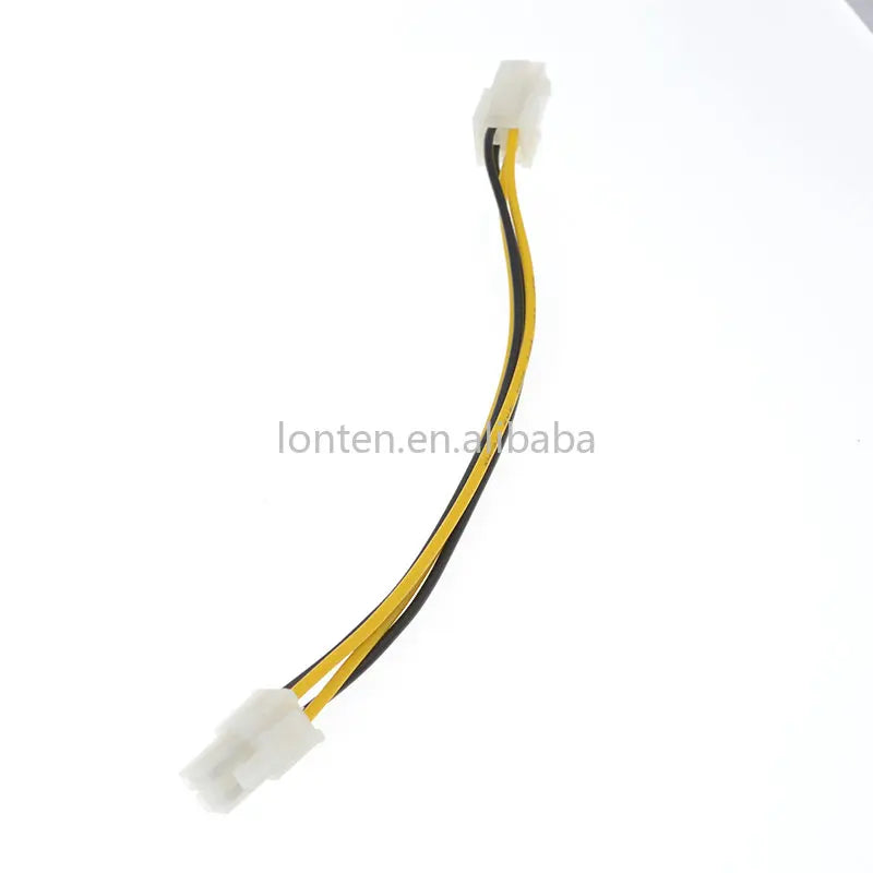 Custom Custom 1pcs ATX 4Pin Male To 4Pin Female PC CPU Power Supply Extension Cable Cord Connector Adapter 1015 22AWG Manufacturer