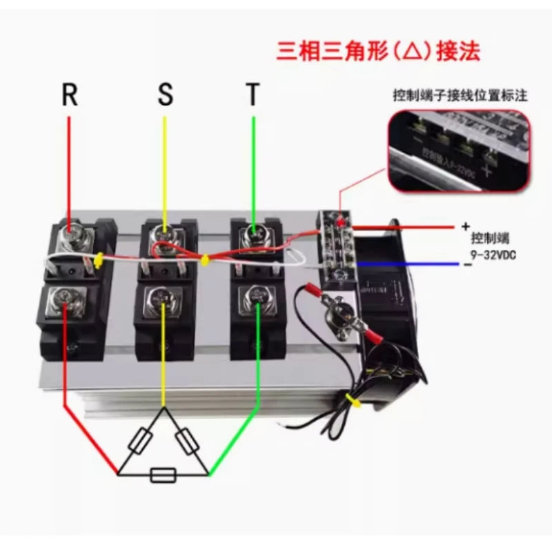 Custom H3200ZE Solid State Relay 100A Electric Heating Temperature Control 150A SSR-300A Electric Furnace H3120ZF 400A