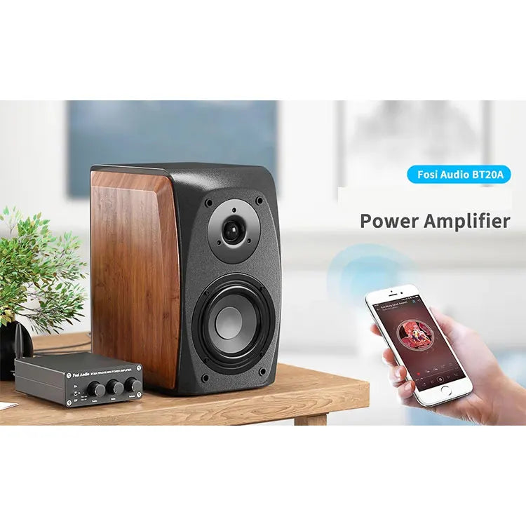 Custom Audio BT20A  TPA3116D2 Sound Power Amplifier 100W Mini HiFi Stereo Audio Class D Amp Bass Treble For Speakers Manufacturer