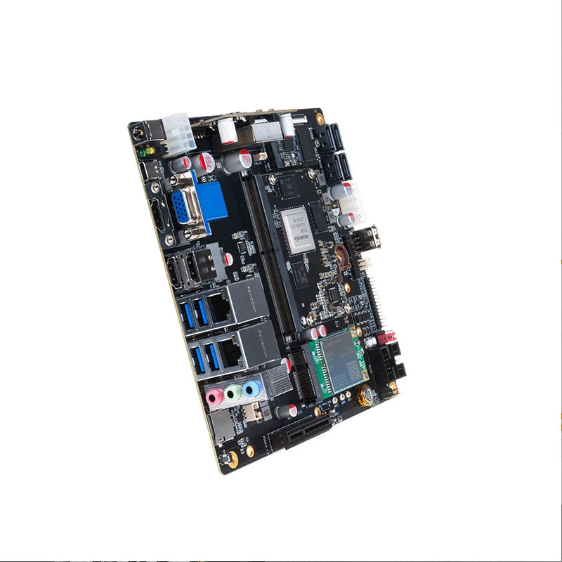 Custom ITX-3588J Rockchip RK3588 Mainboard 8K AI Mini 8-Core 64-Bit Processor MotherBoard WiFi6 5G 6Tops Edge Computing Ultra  RK3568 Manufacturer