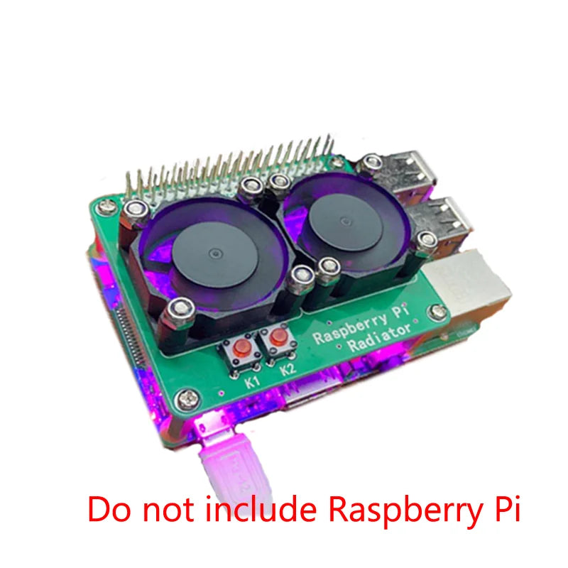 Custom Raspberry Pi Dual Fan Heat hat for Raspberry Pi 4B/3B+/3B/3A+ Manufacturer