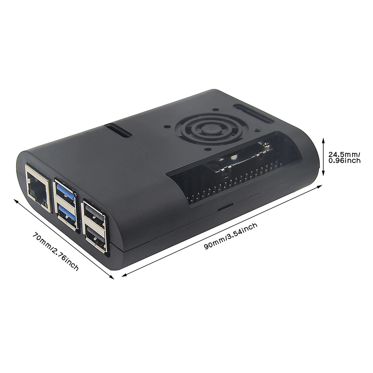 Custom Raspberry Pi 5 Case  | ABS Shell with H501 Active Cooler