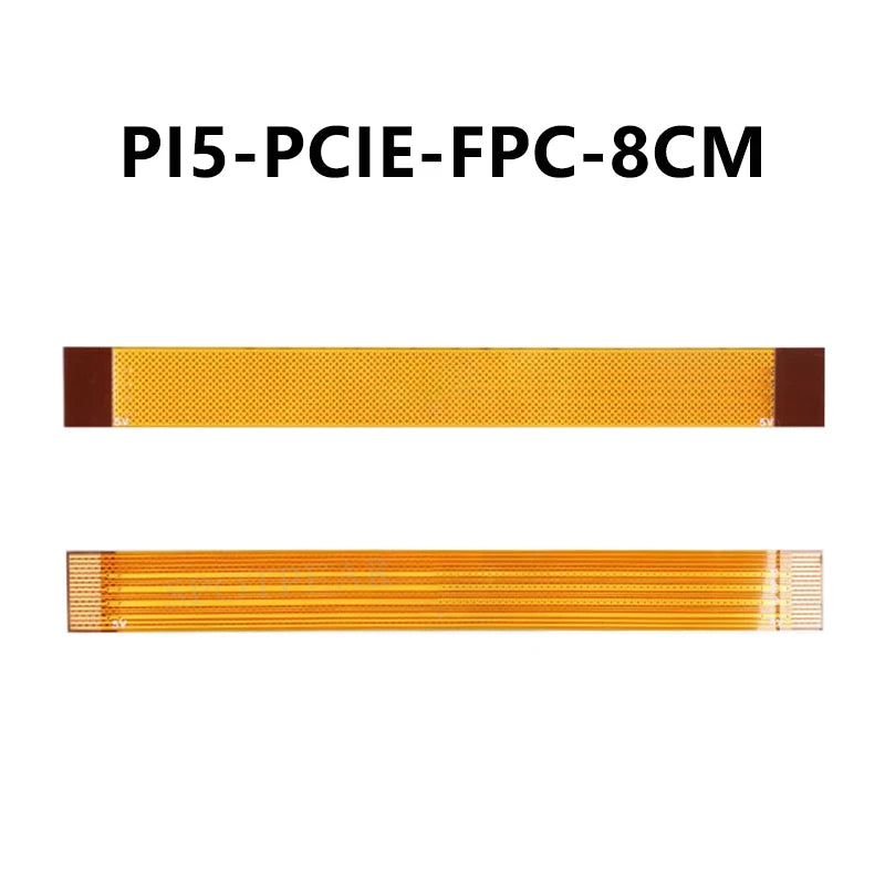 Custom Raspberry Pi 5 PCIE FPC Cable with 90R Differential Matching Higher Speed for M.2 NVMe SSD