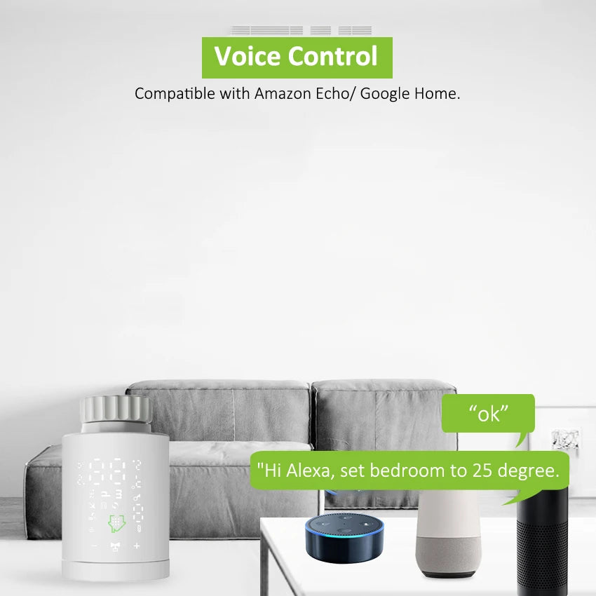 Custom LT Tuya ZigBee3.0 smart home Radiator Actuator Programmable Thermostatic Radiator Valve Temperature Controller Manufacturer