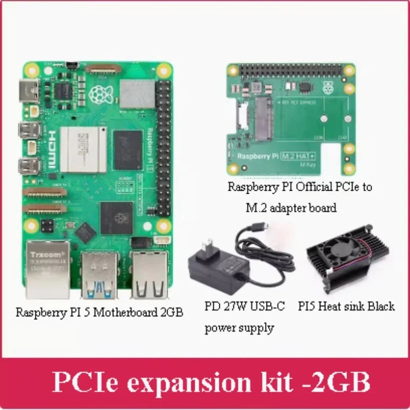 Raspberry PI 5 PCIe High Performance Expansion Kit with 2GB internal memory to unlock unlimited expansion possibilities