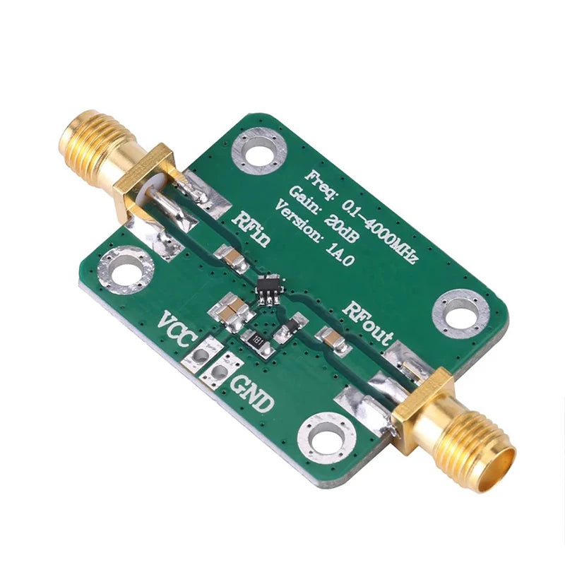 Custom LNA 0.1-4000MHz 20dB Broadband RF amplifier for FM HF VHF / UHF Ham Radio remote control receiver wifi modules Manufacturer