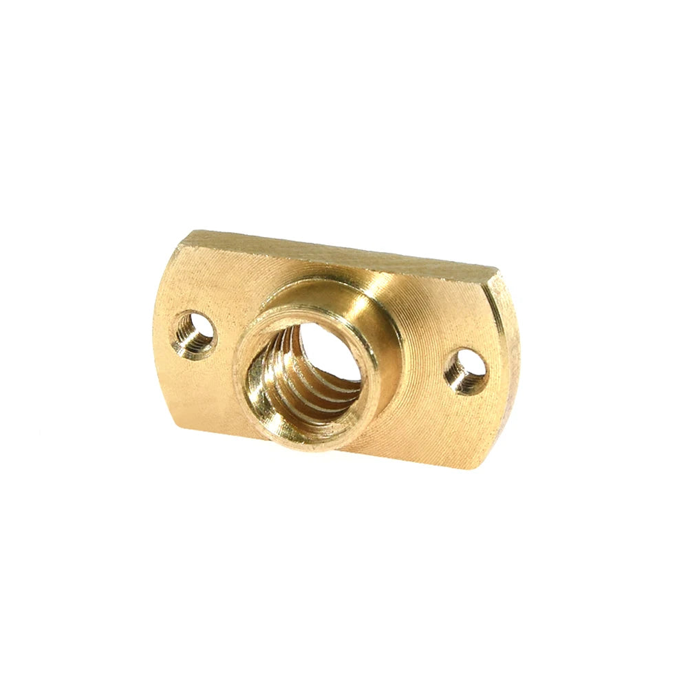 Custom T8 lead screw nut Pitch 2mm Lead 8mm Brass T8 x 8mm Flange Lead Screw Nut for CNC Parts Ender 3 CR-10 3D Printer Accessories Manufacturer